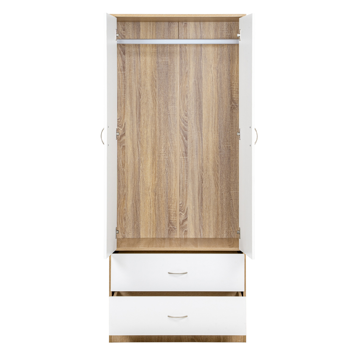 Jazmine 2 Door & 2 Drawer Wardrobe