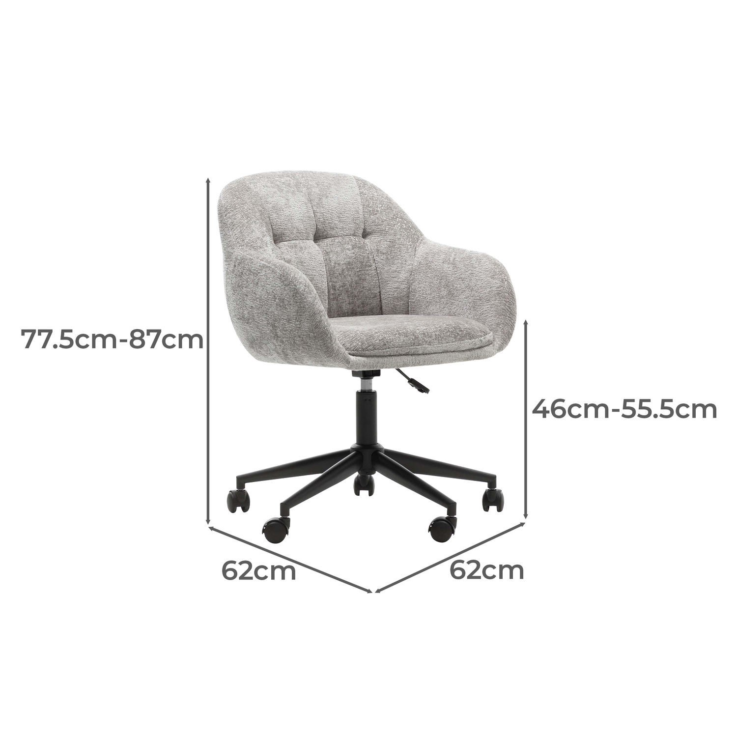 Harriet Chenille Office Chair