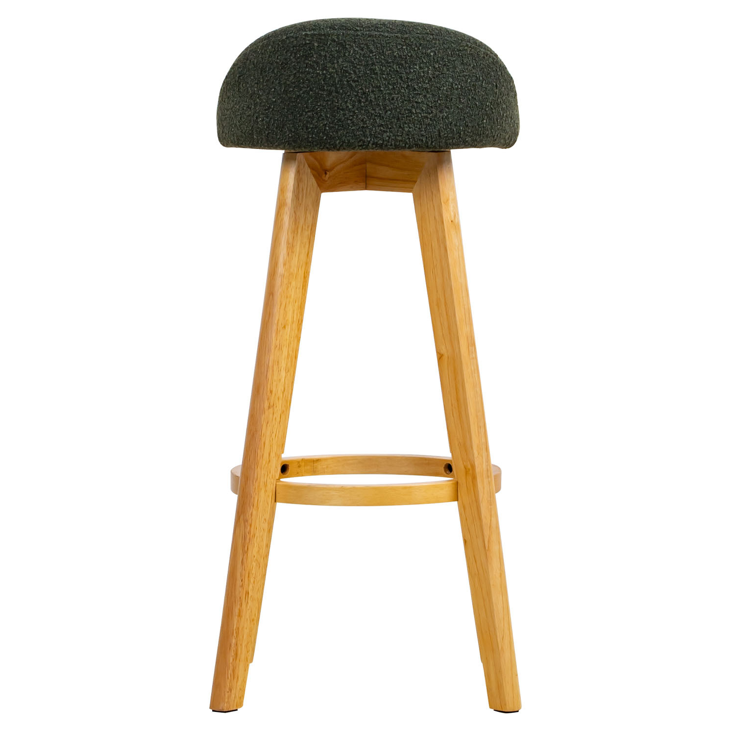71.5cm Yuri Boucle Swivel Bar Stools
