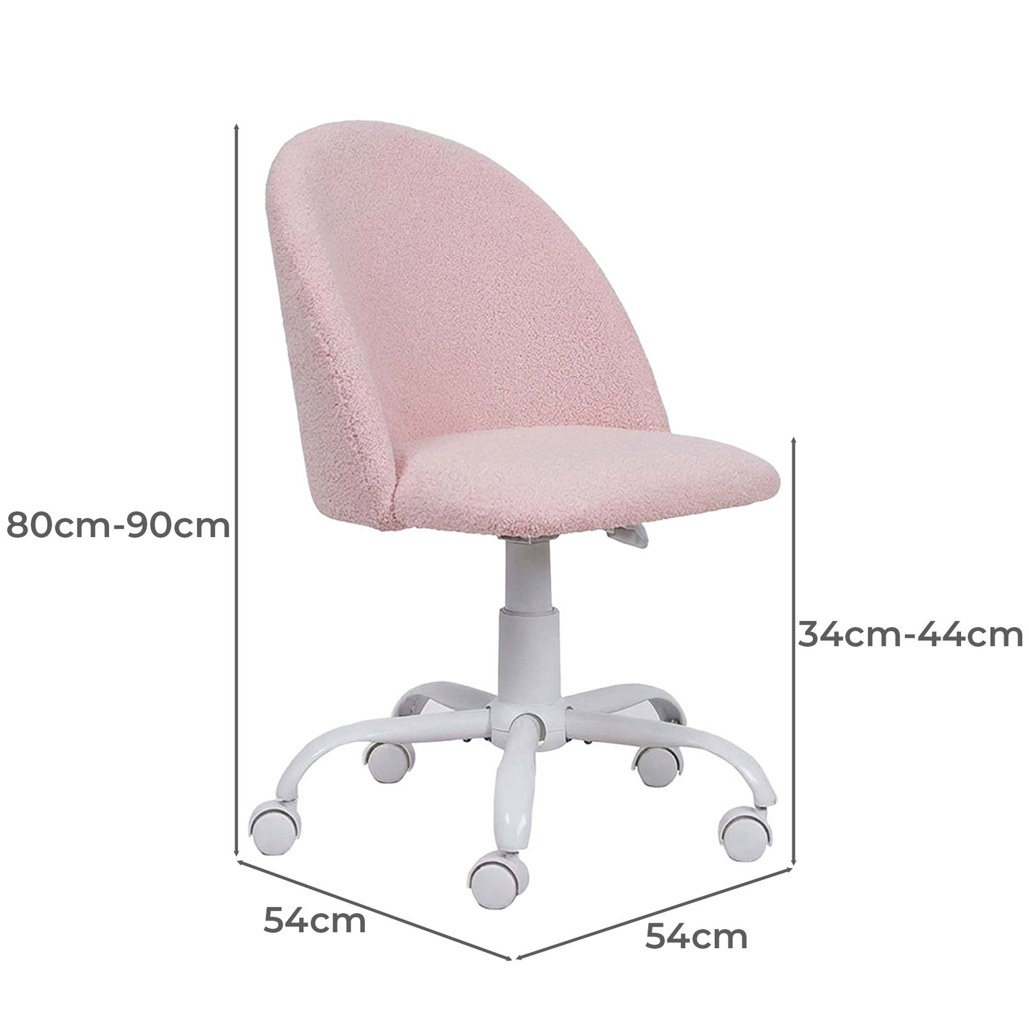 Dmitri Boucle Home Office Chair