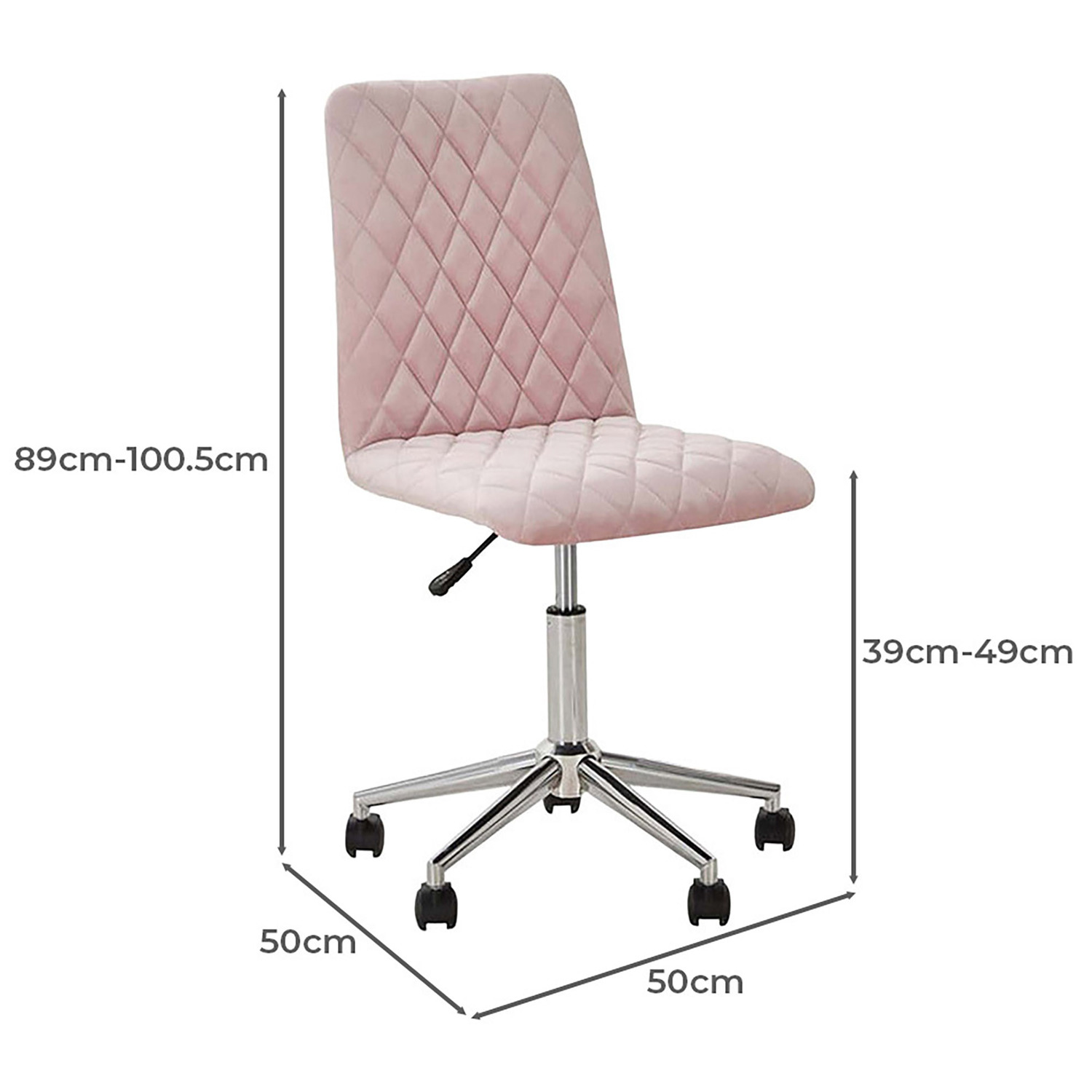 Viktor Velvet Home Office Chair