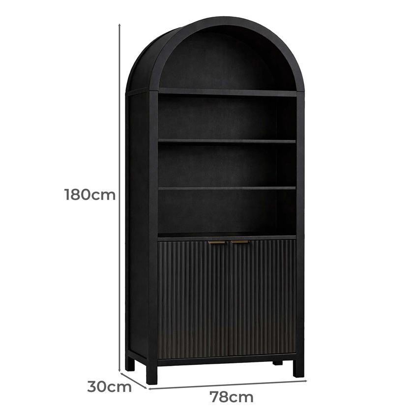 Apollon Arch 4 Shelf Bookcase