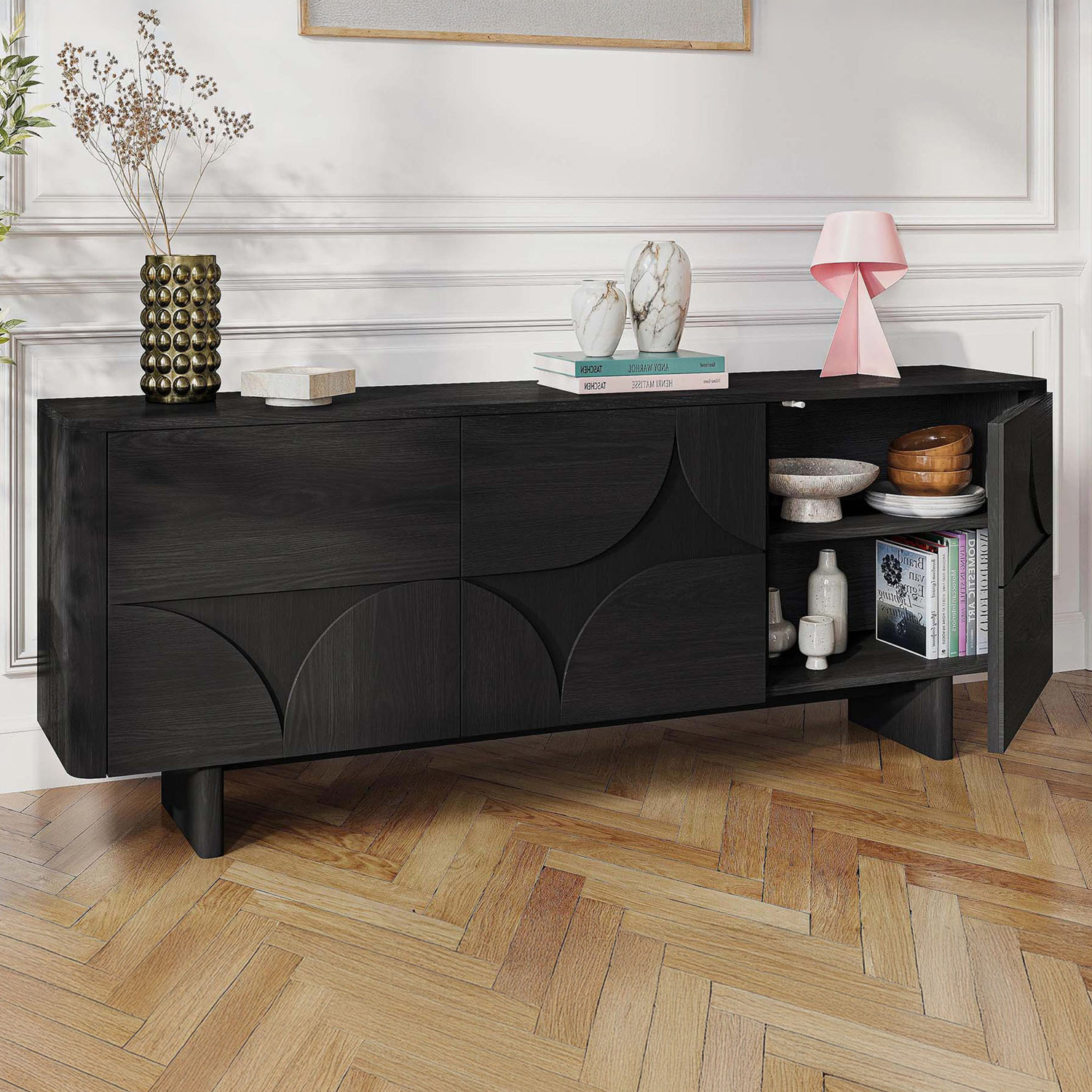 Kleon 3 Door Sideboard