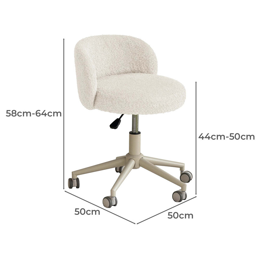 Eryx Boucle Home Office Chair