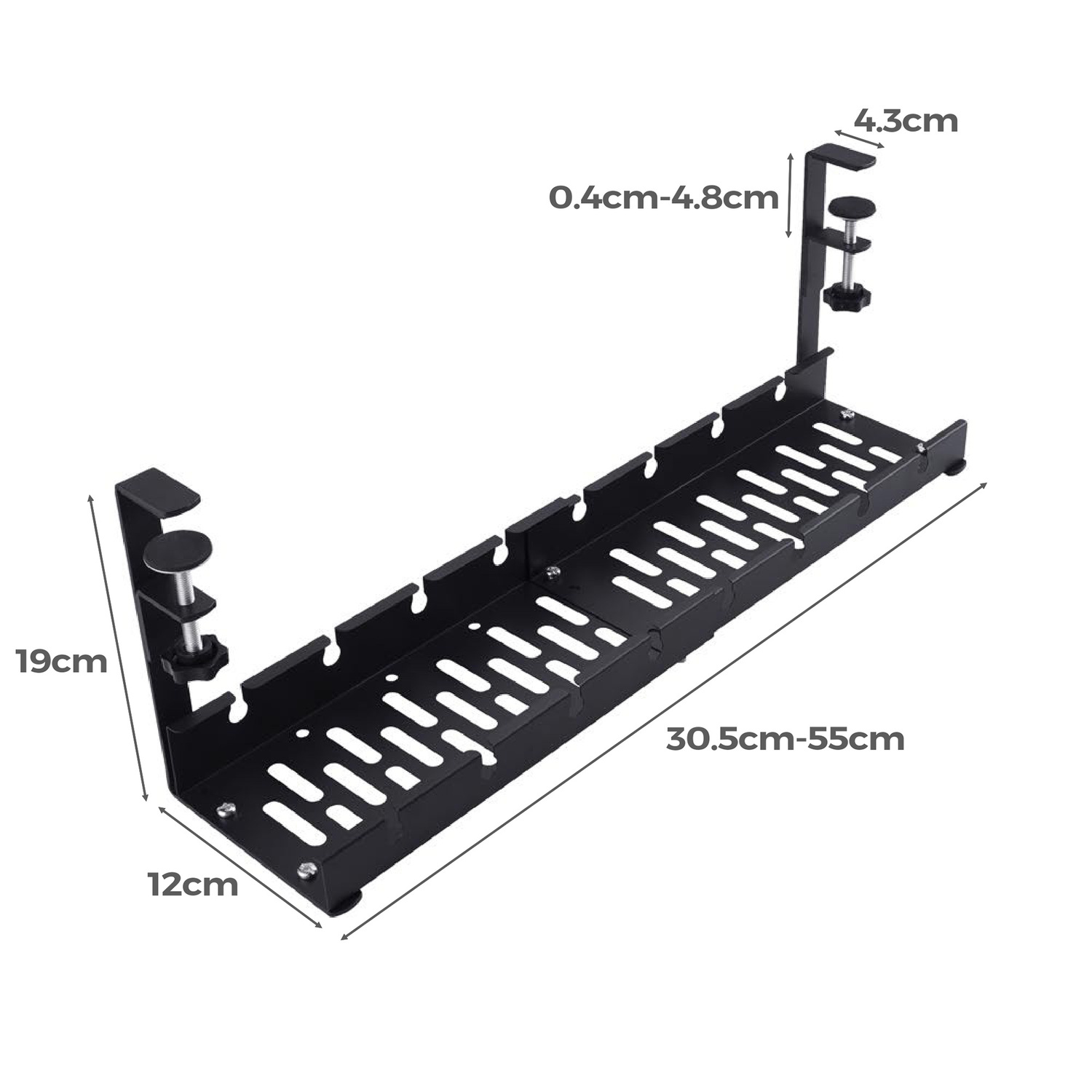Amon-Under-Desk-Cable-Management-Tray