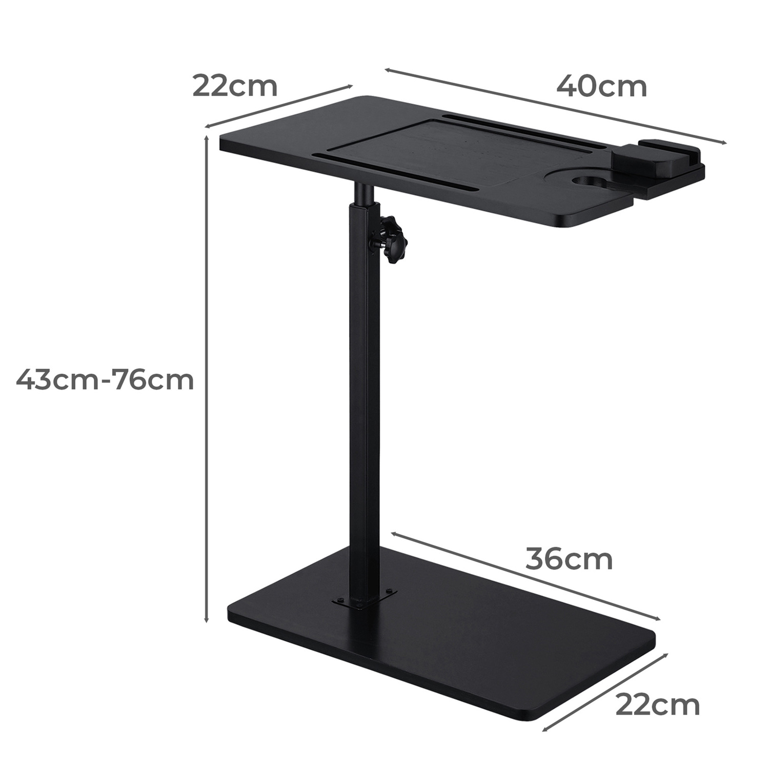Nobi Bamboo & Steel Side Table
