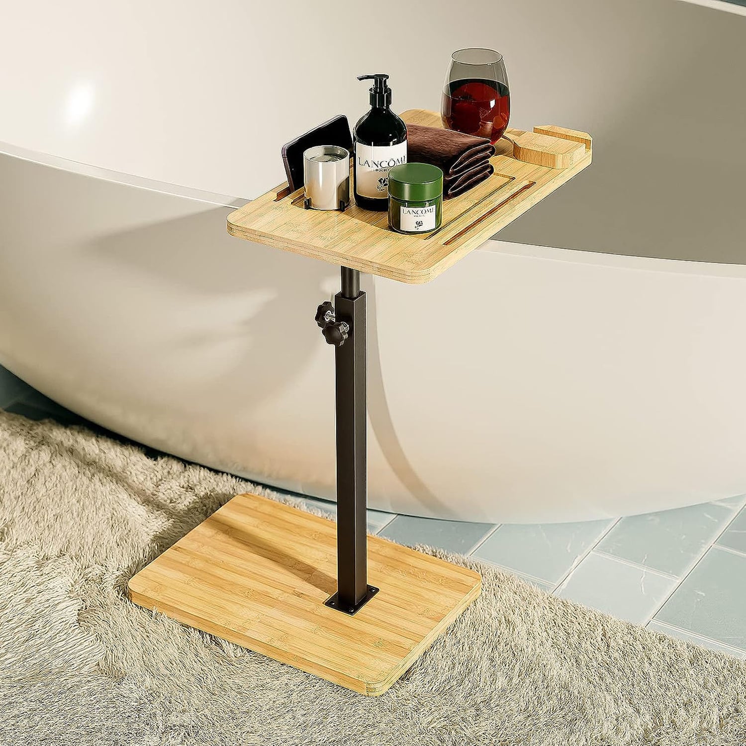 Nobi Bamboo & Steel Side Table