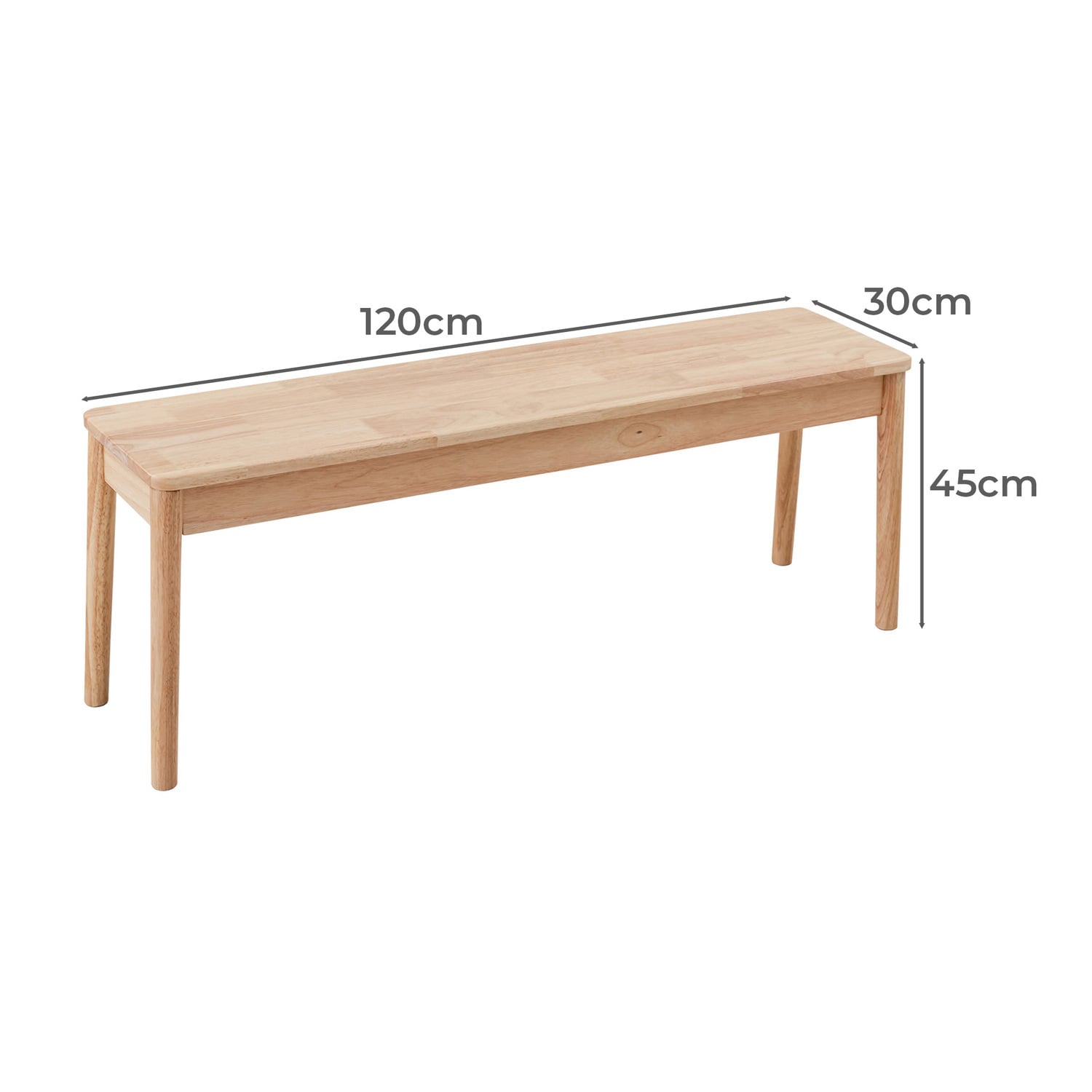 Danish Rubberwood Dining Bench