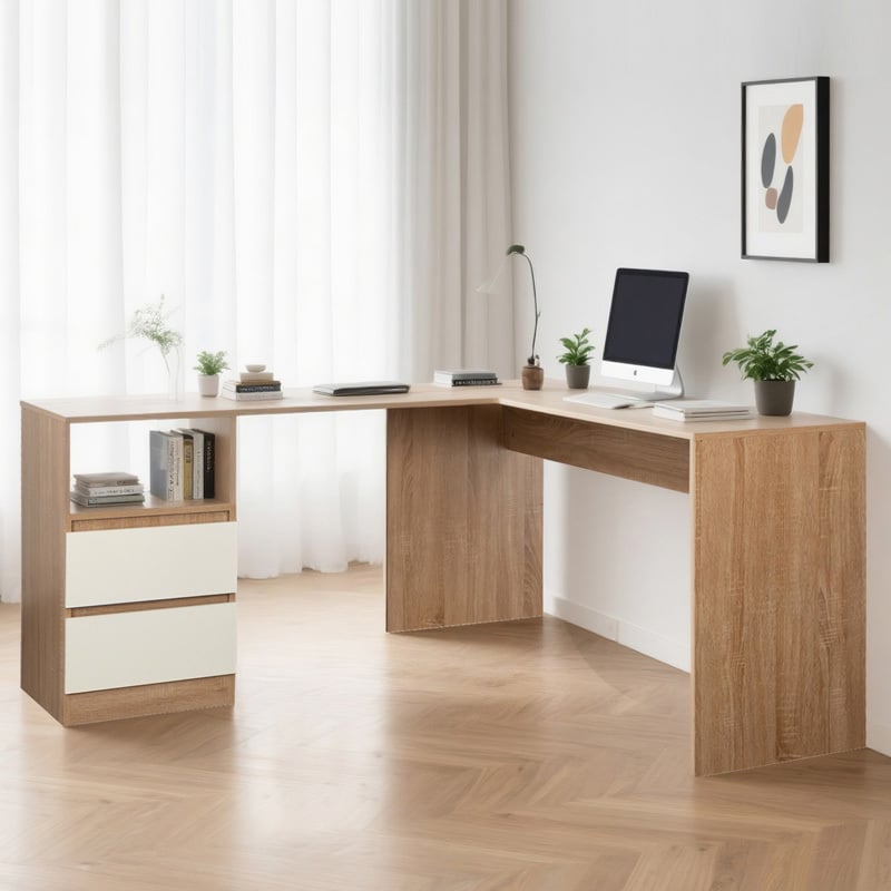 Tamara-2-Drawer-Corner-Desk