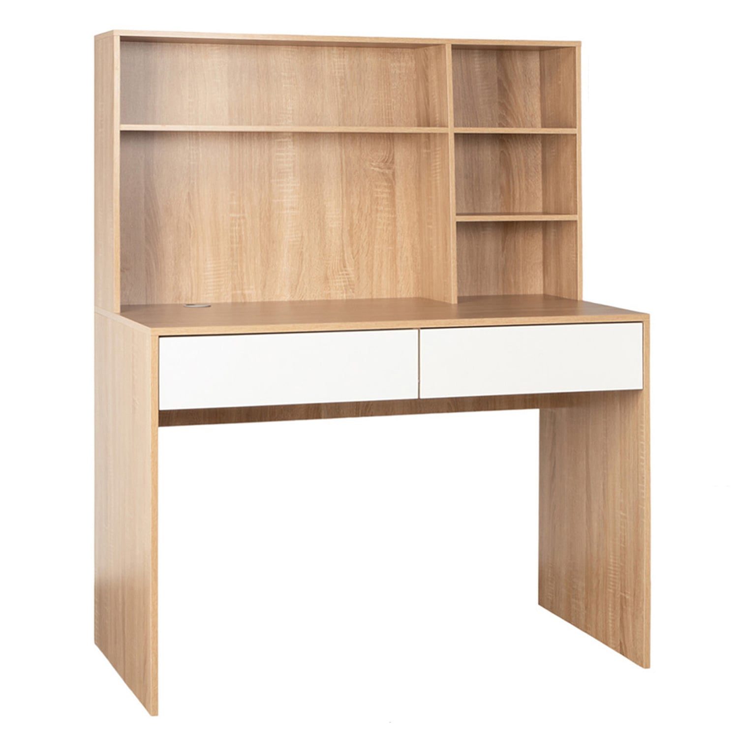 Tamara II 2 Drawer Desk with Hutch