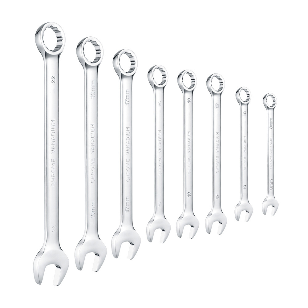 8 Piece Reigh Portable Dual-Purpose Combination Wrench Set