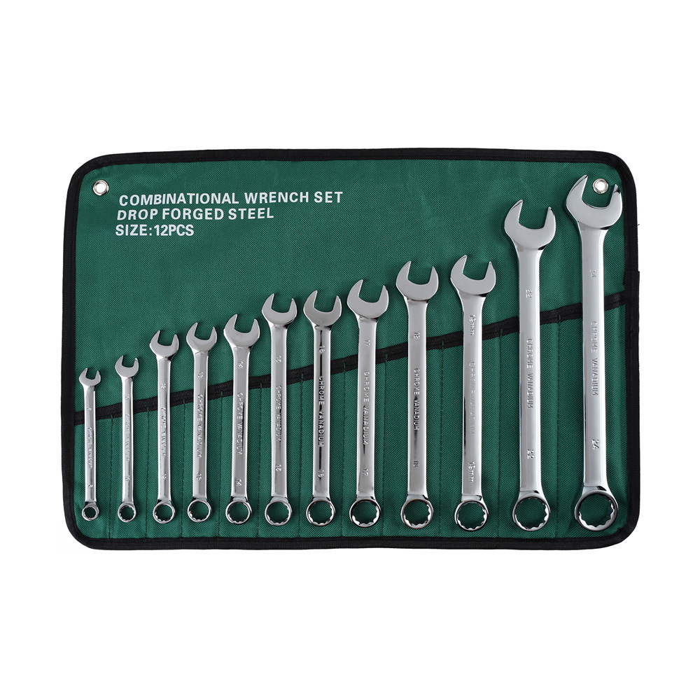 12 Piece Reigh Portable Dual-Purpose Combination Wrench Set