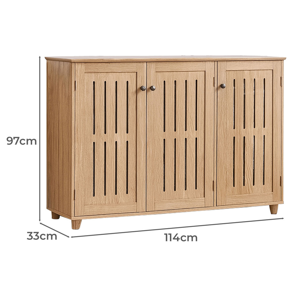 Thayer 3 Door Shoe Cabinet