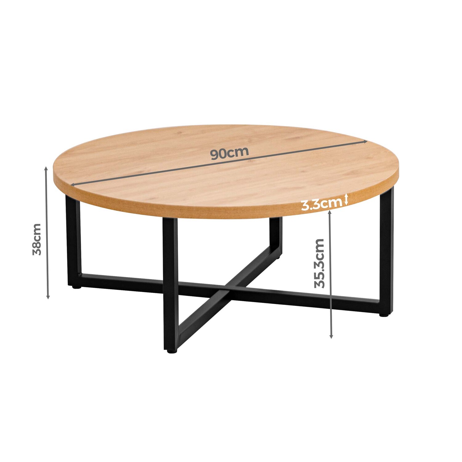 Devon Round Coffee Table