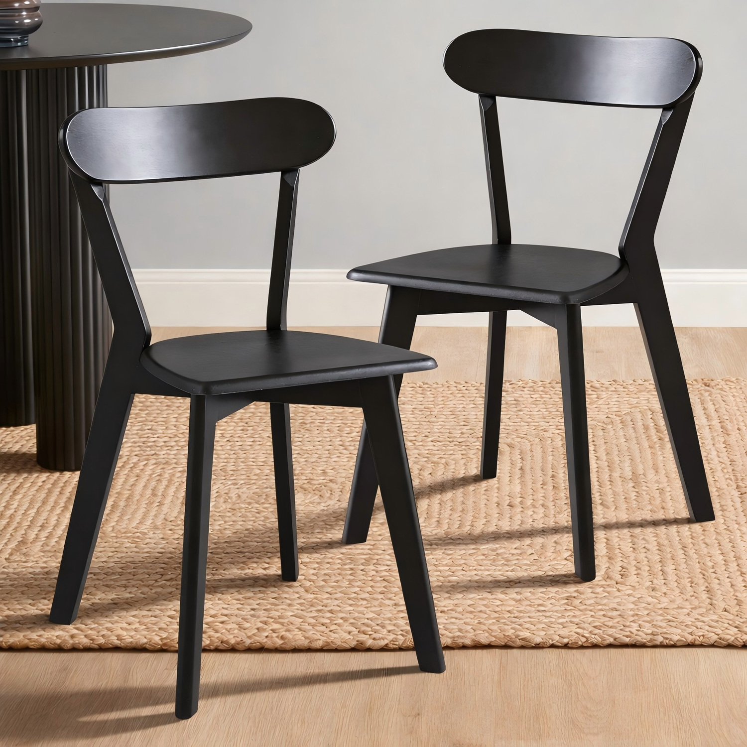 Sylvie Rubberwood Dining Chairs