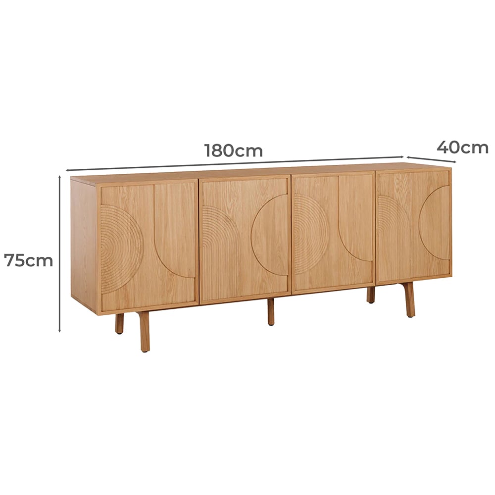 Ibarra 4 Door Sideboard Buffet