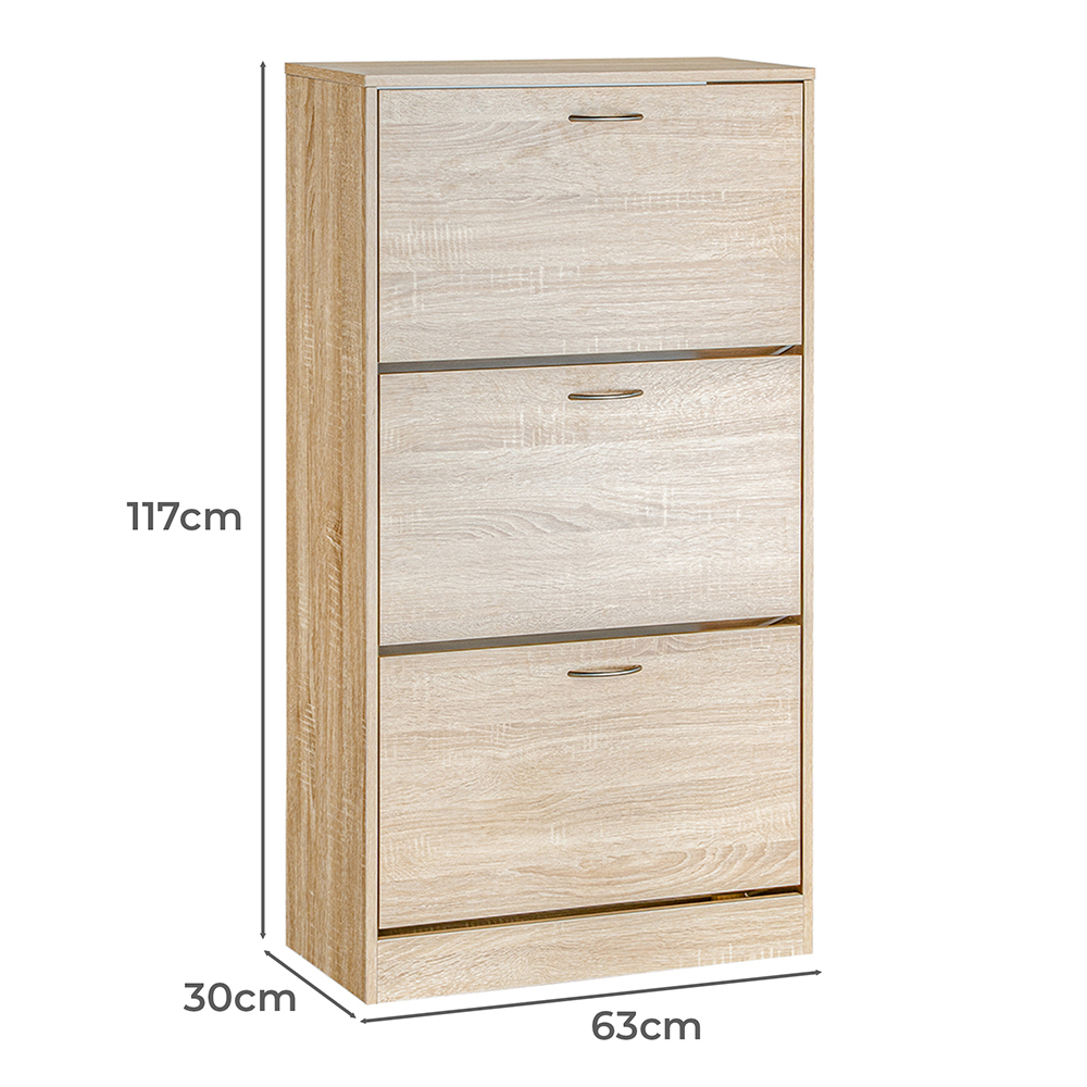 Salma 3 Door Shoe Cabinet