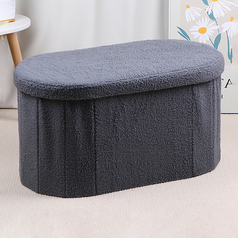 Belfast Boucle Storage Ottoman Bench