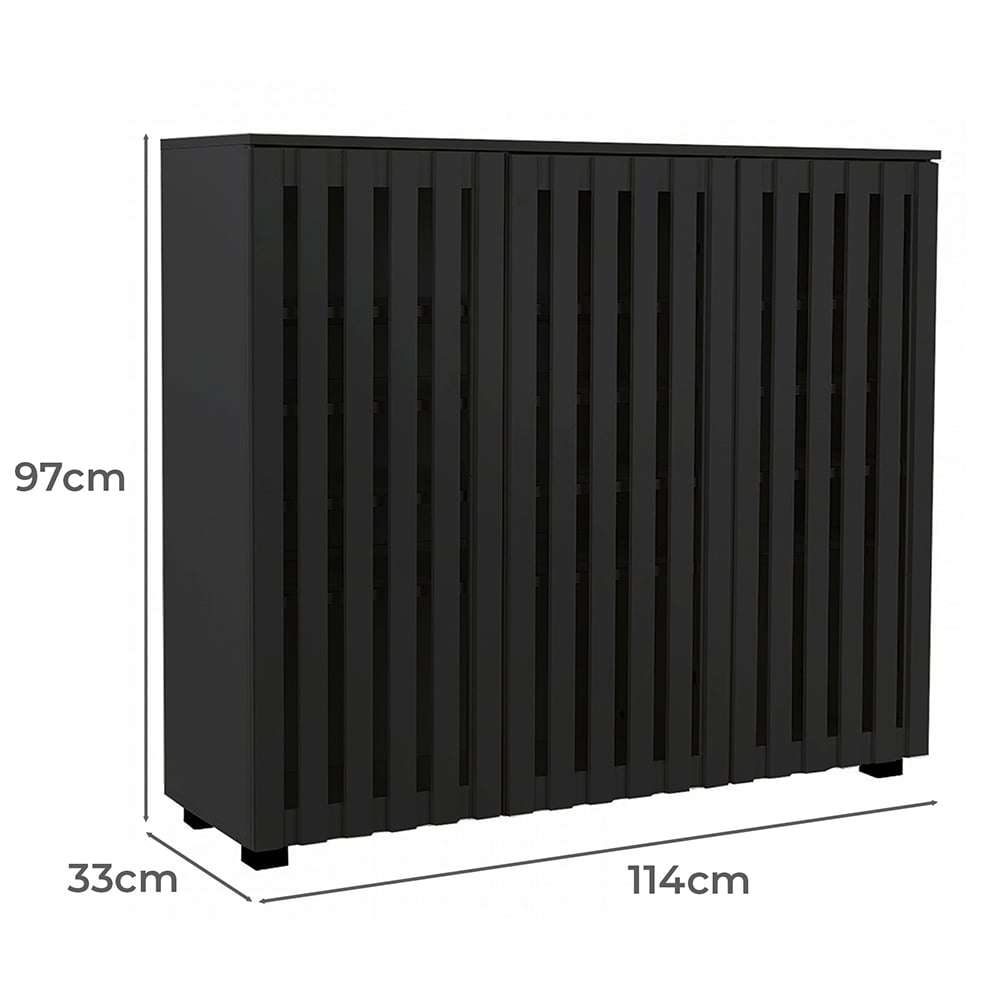 Samia 3 Door Shoe Cabinet