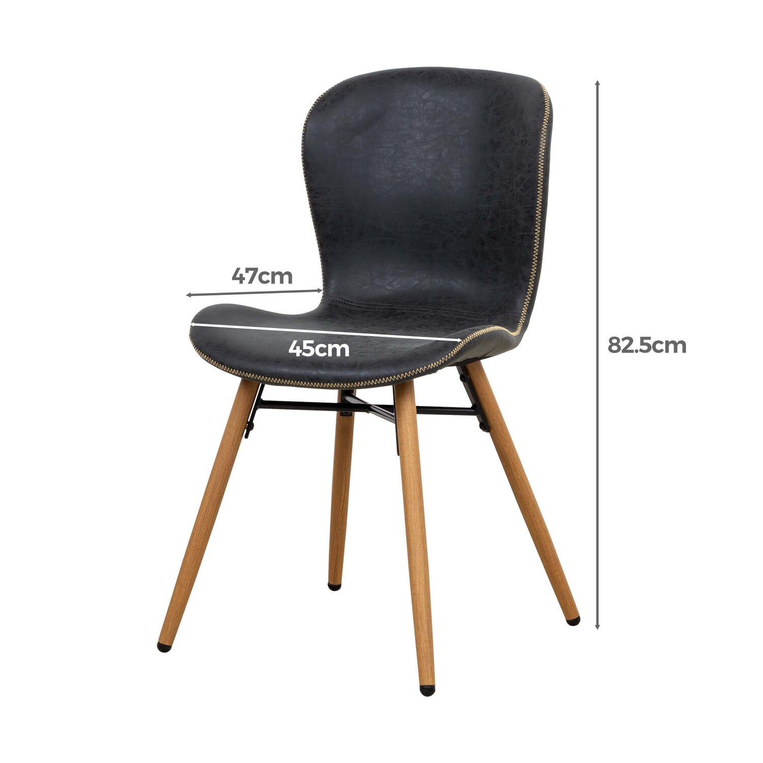 Avelis Faux Leather Dining Chairs