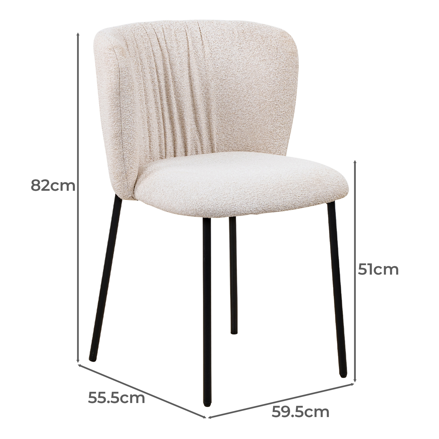 Monty Boucle Dining Chairs