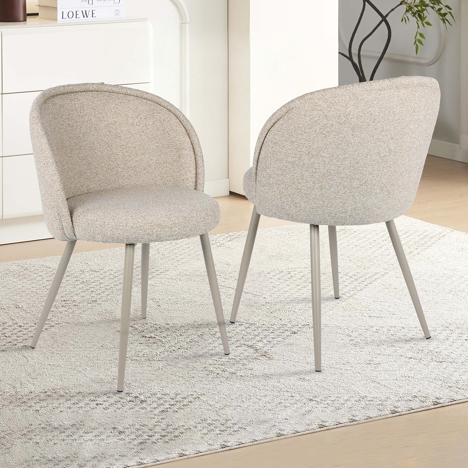 Alto Linen-Look Dining Chairs