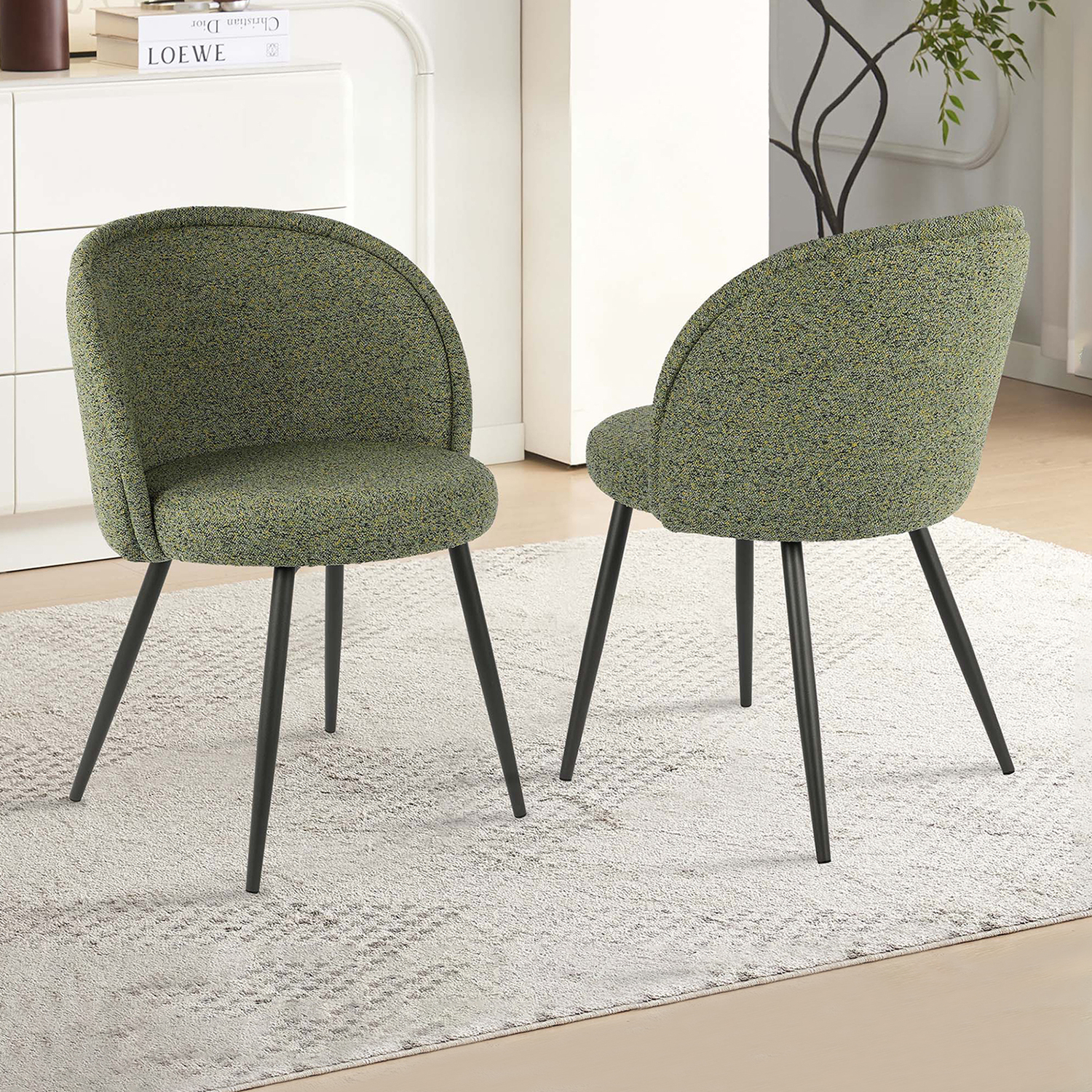 Alto Linen-Look Dining Chairs