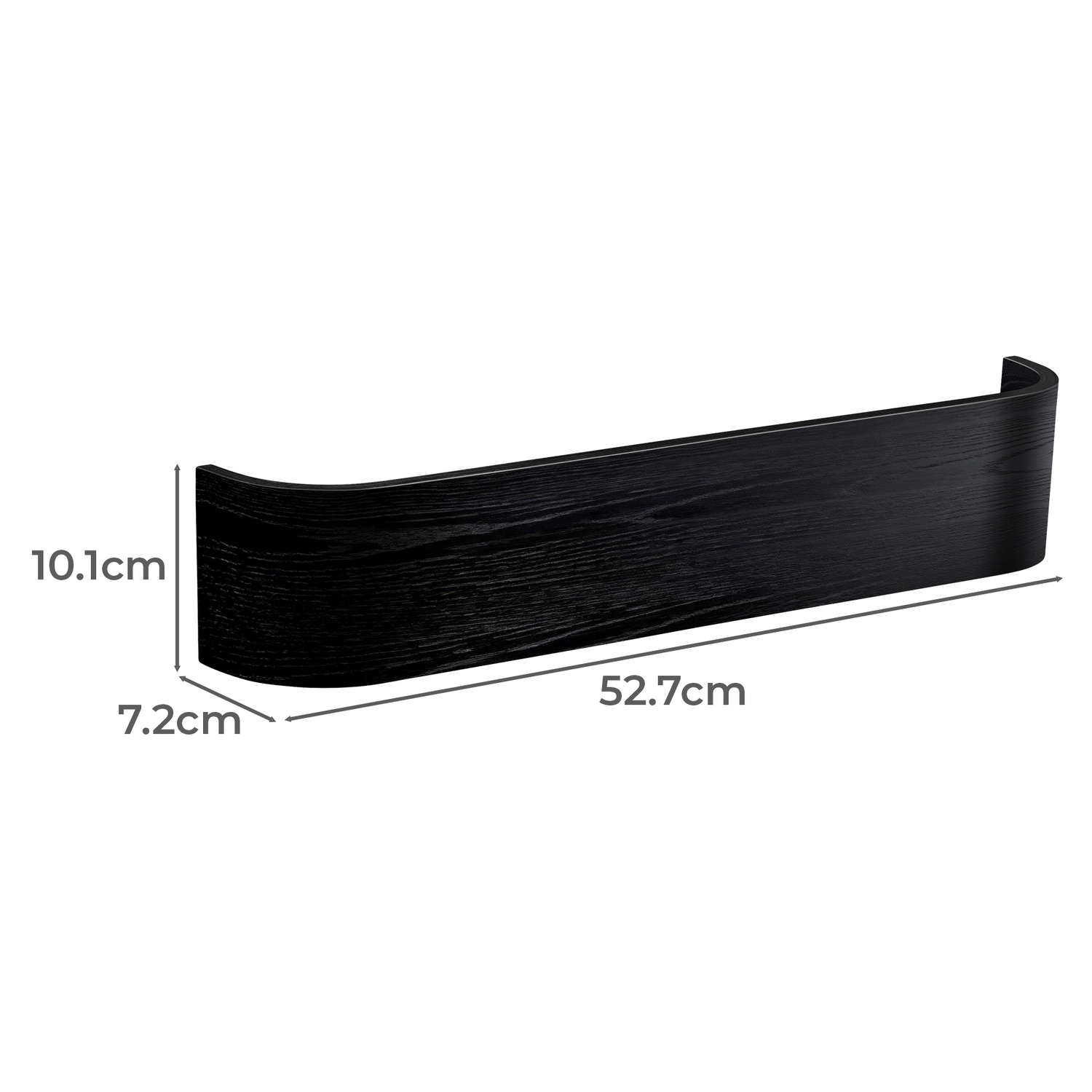 Daro Floating Shelf with Hooks