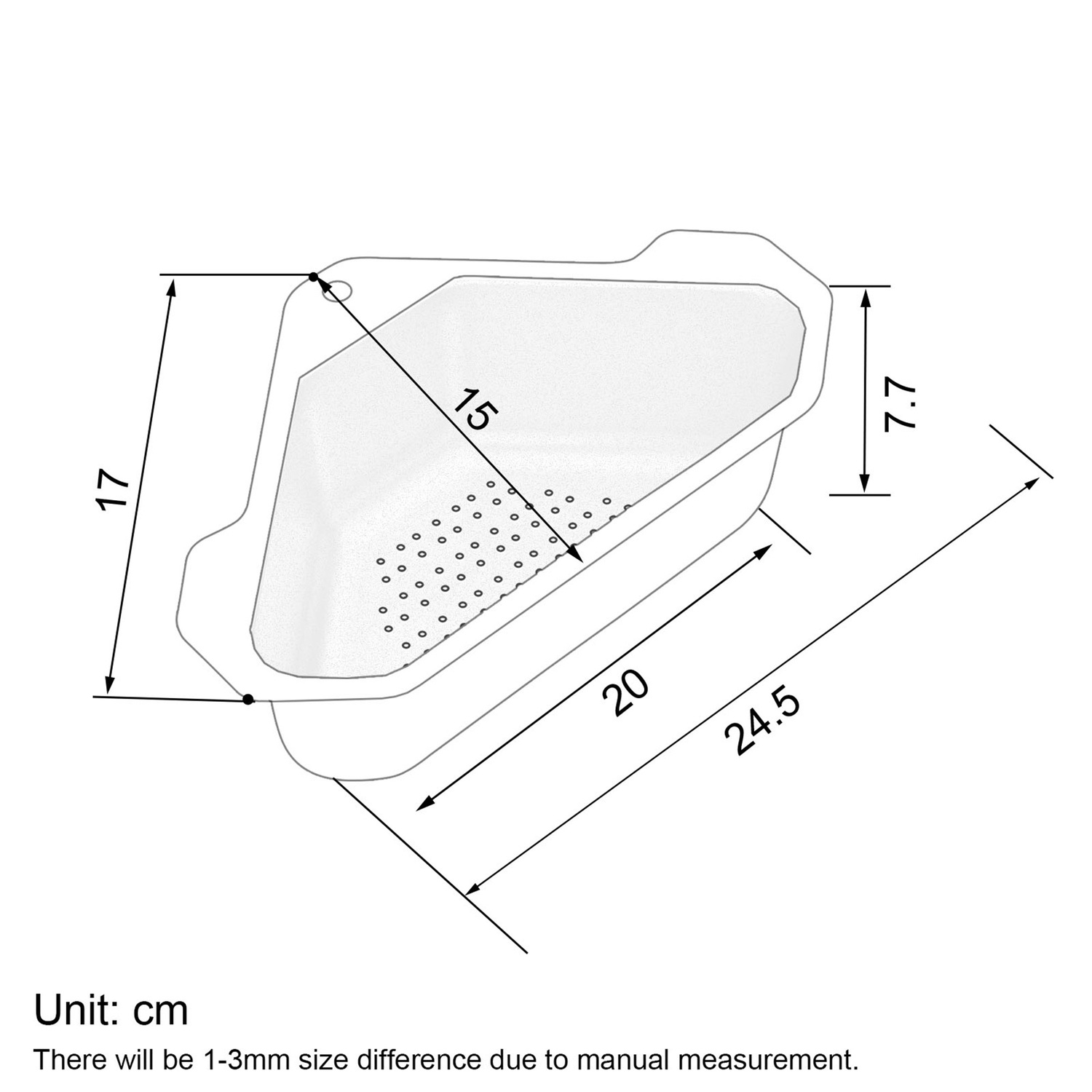 Stainless Steel Kitchen Drain Basket Rack