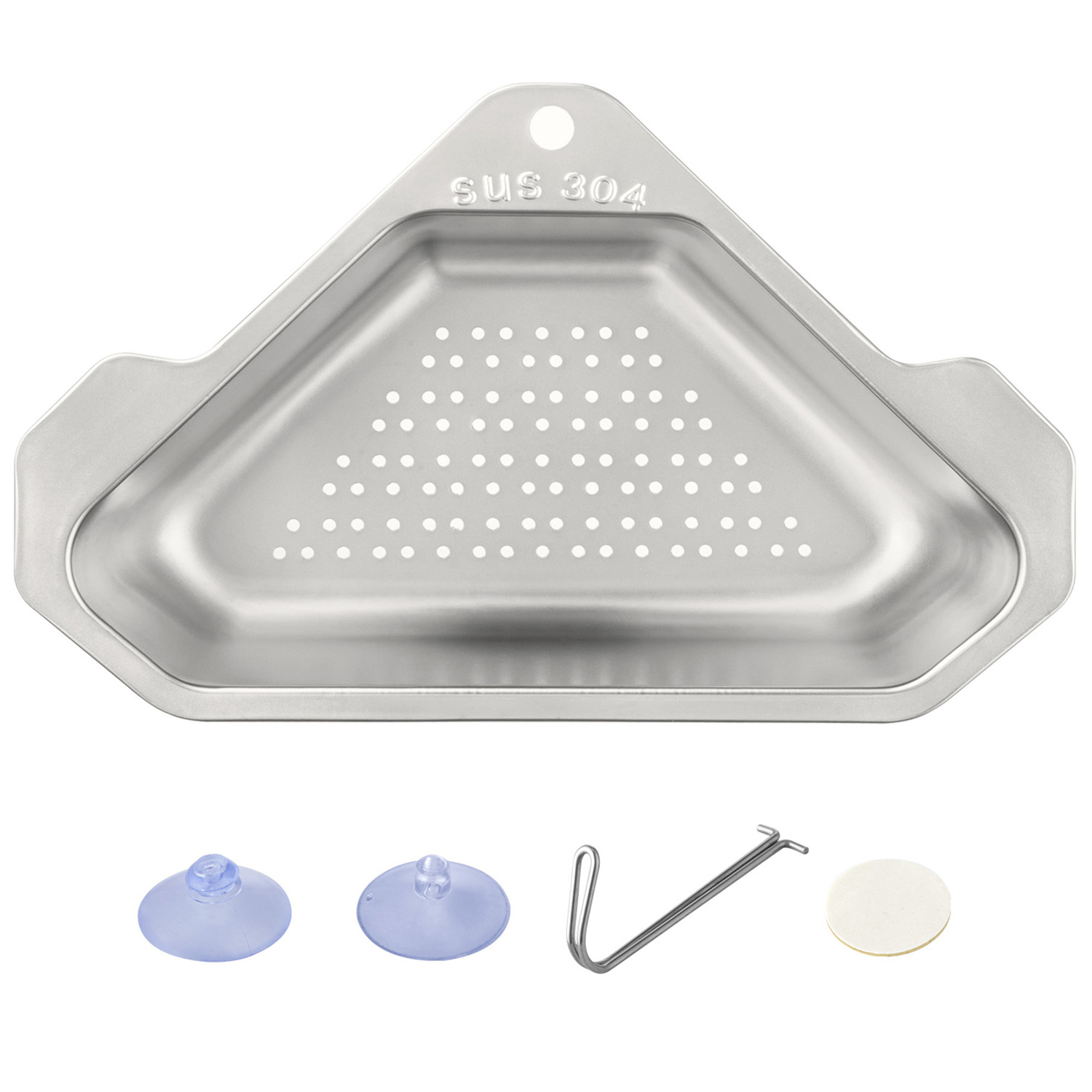 Stainless Steel Kitchen Drain Basket Rack