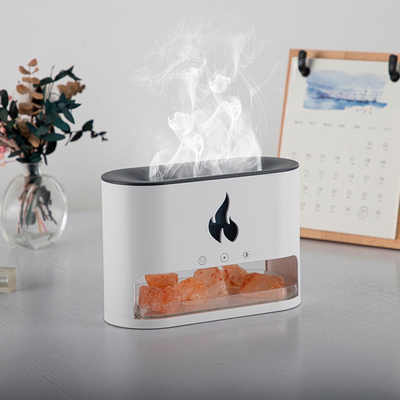 Salt Stone Flame Aroma Humidifier