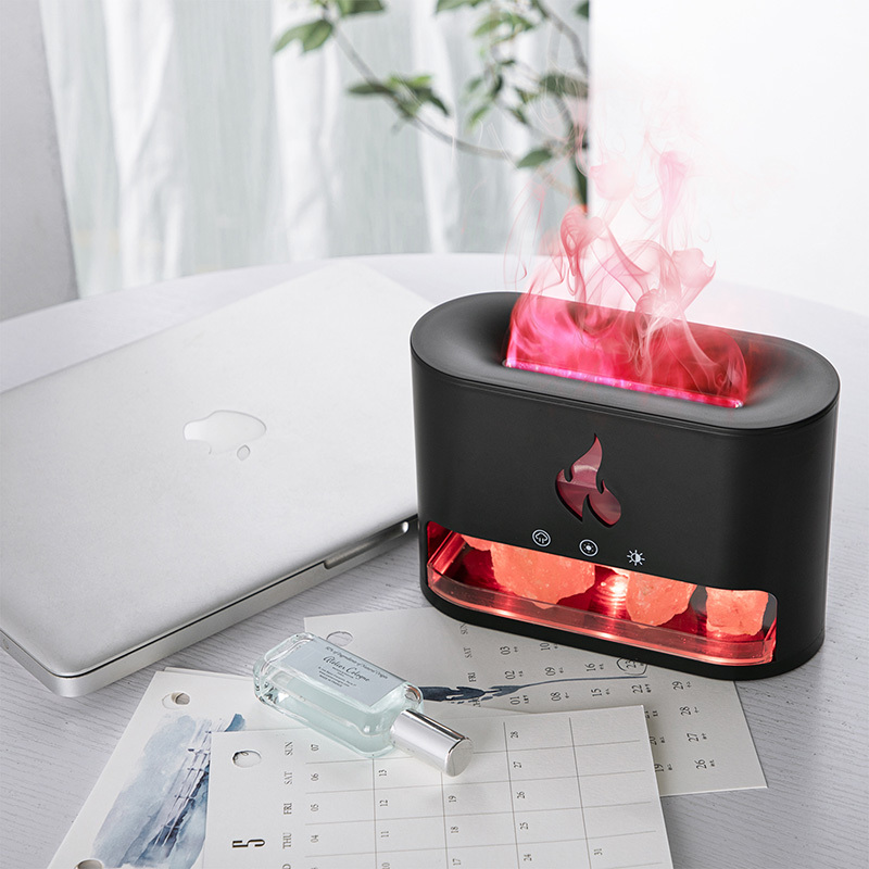 Salt Stone Flame Aroma Humidifier