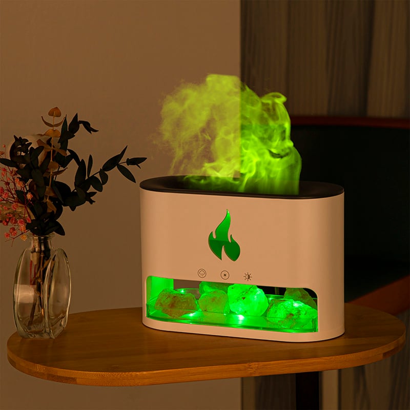 Salt Stone Flame Aroma Humidifier