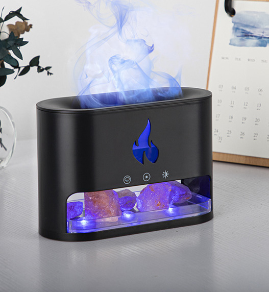 Salt Stone Flame Aroma Humidifier
