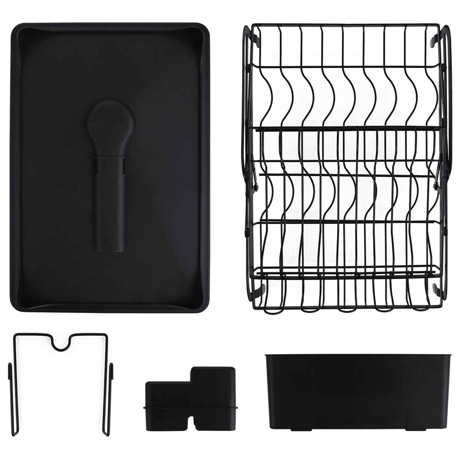 Porcia 2 Tier Foldable Dish Drying Rack