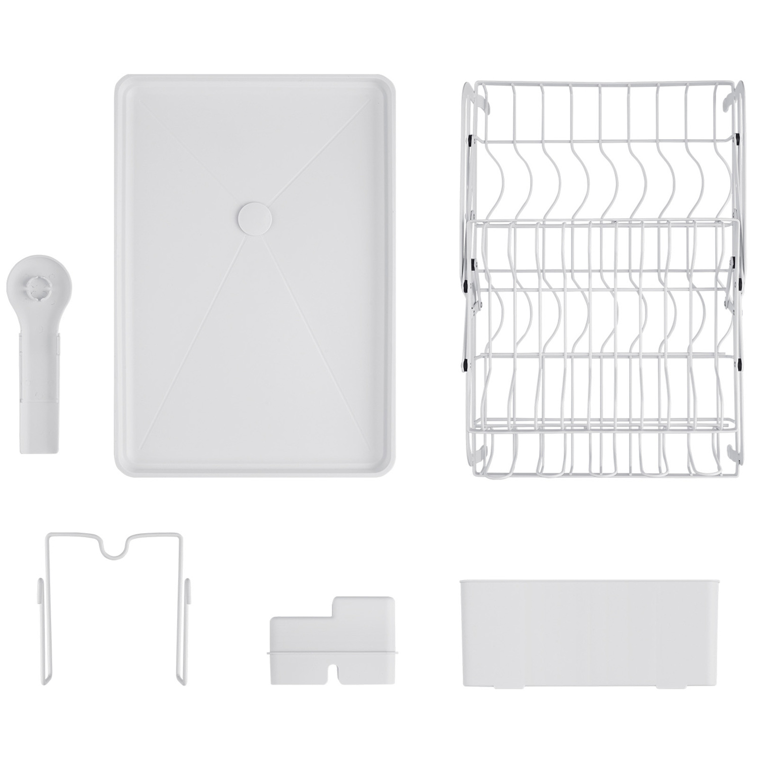 Porcia 2 Tier Foldable Dish Drying Rack