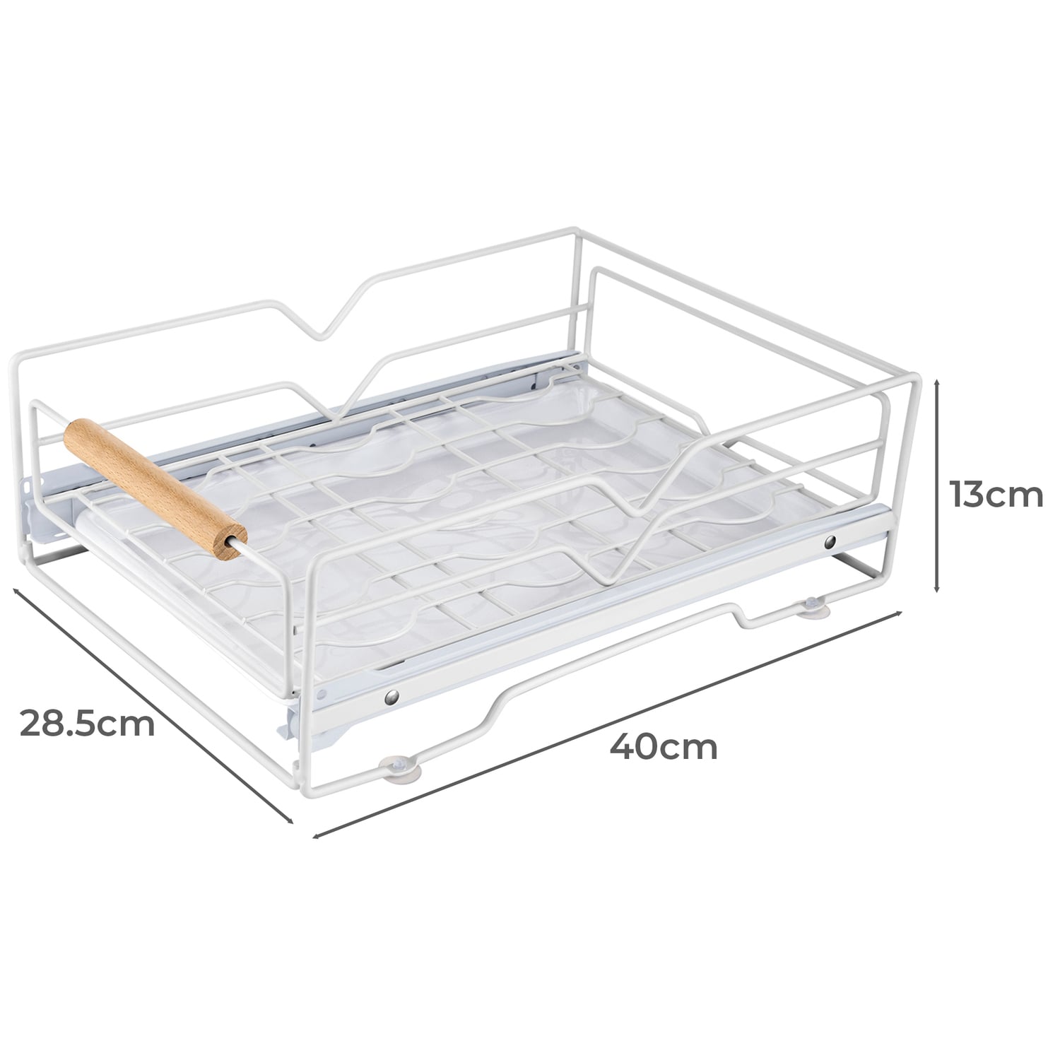 White Grayson Bowl Drying Rack