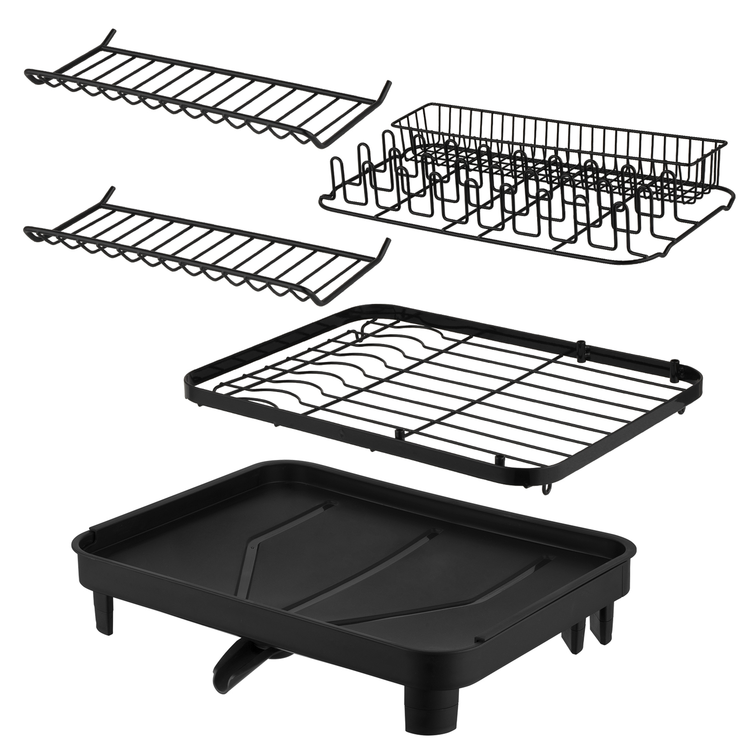 Black Grayson Dish Drying Rack