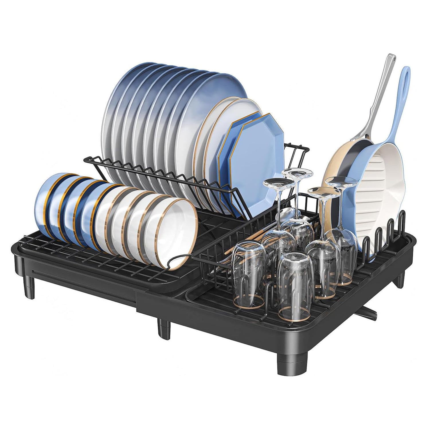 Black Grayson Dish Drying Rack