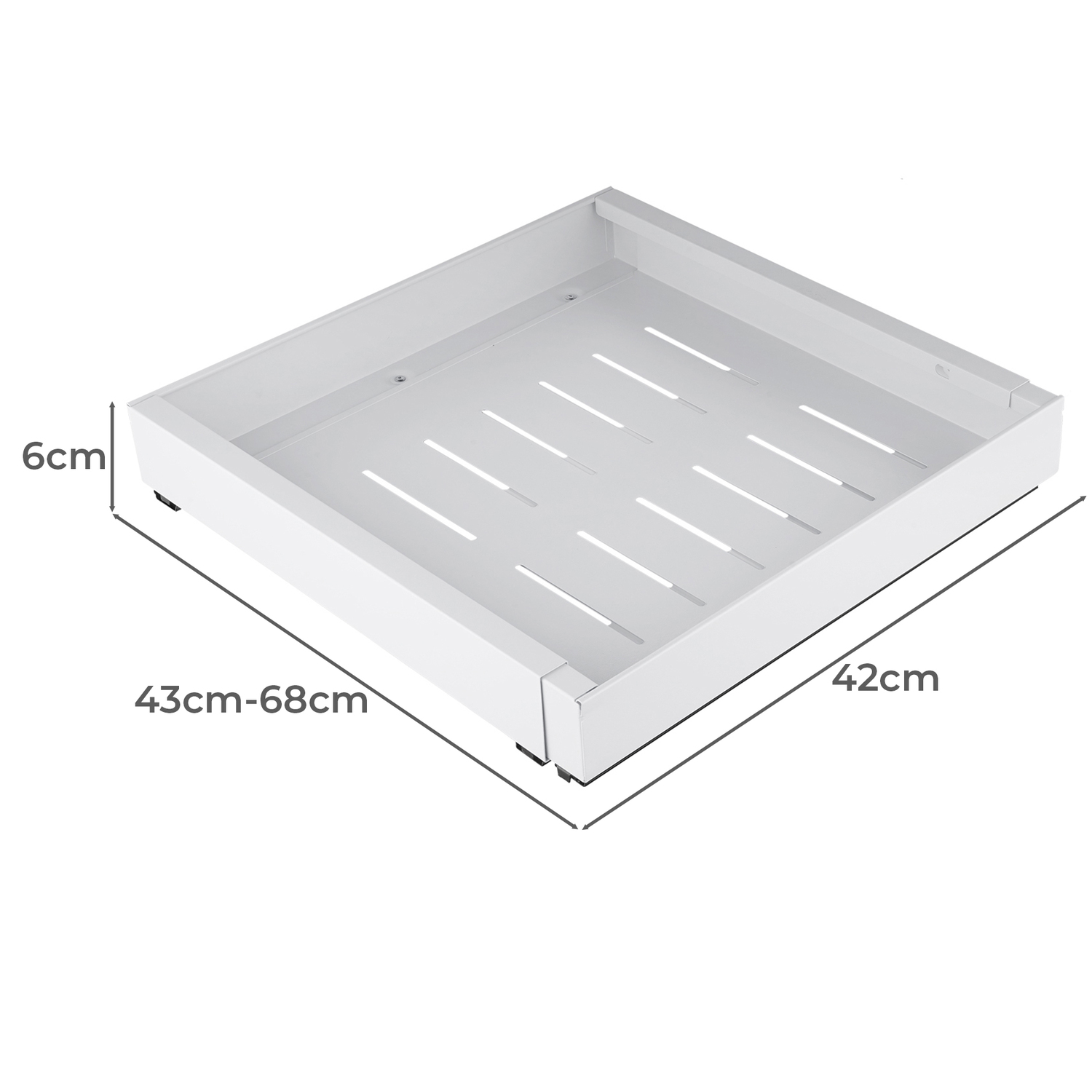 Aire Pull Out Extendable Steel Cabinet Tray