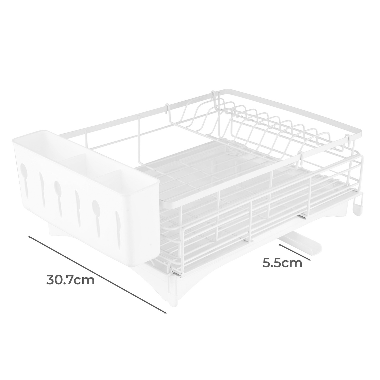 Naleah Expandable Steel Dish Drying Rack