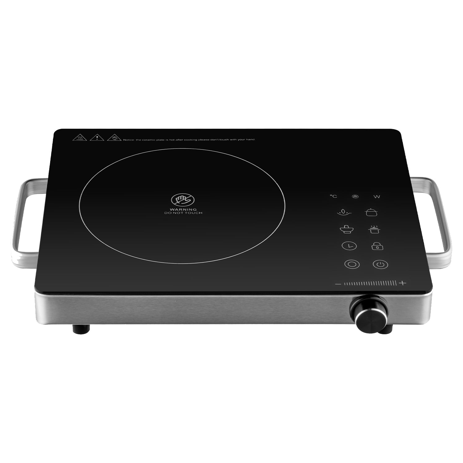 Black Lino Portable Ceramic Electric Induction Cooktop