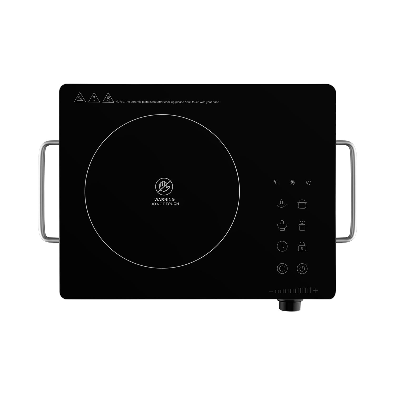 Black Lino Portable Ceramic Electric Induction Cooktop