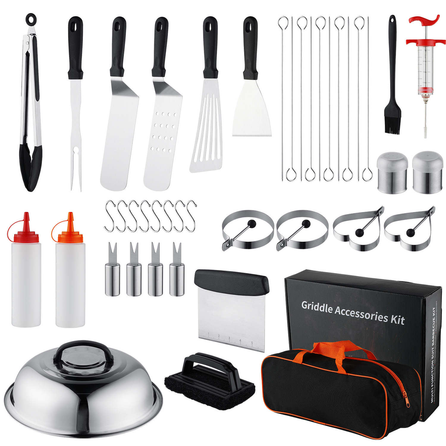 42 Piece Lester Stainless Steel BBQ Tool Set