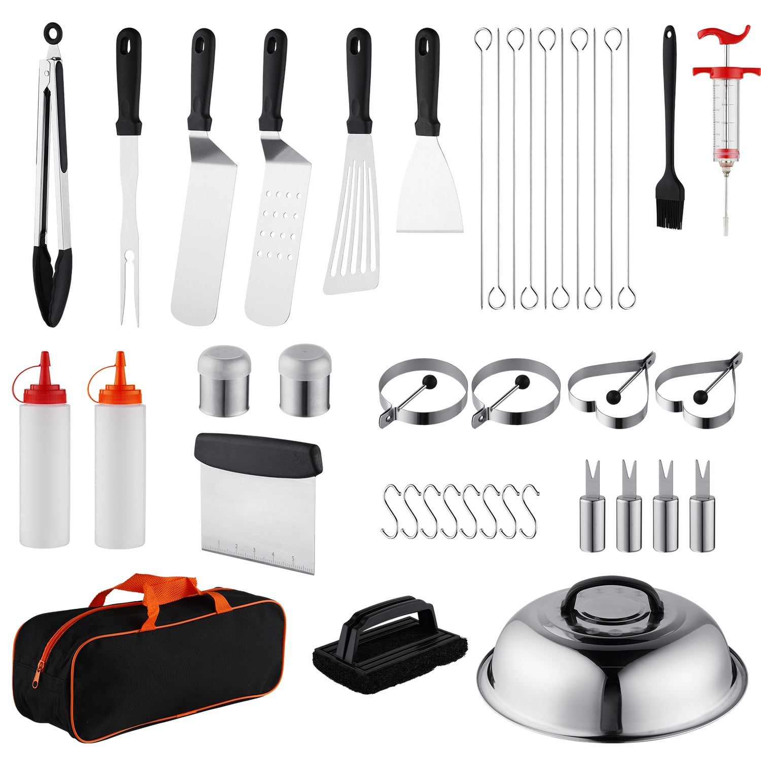 42 Piece Lester Stainless Steel BBQ Tool Set