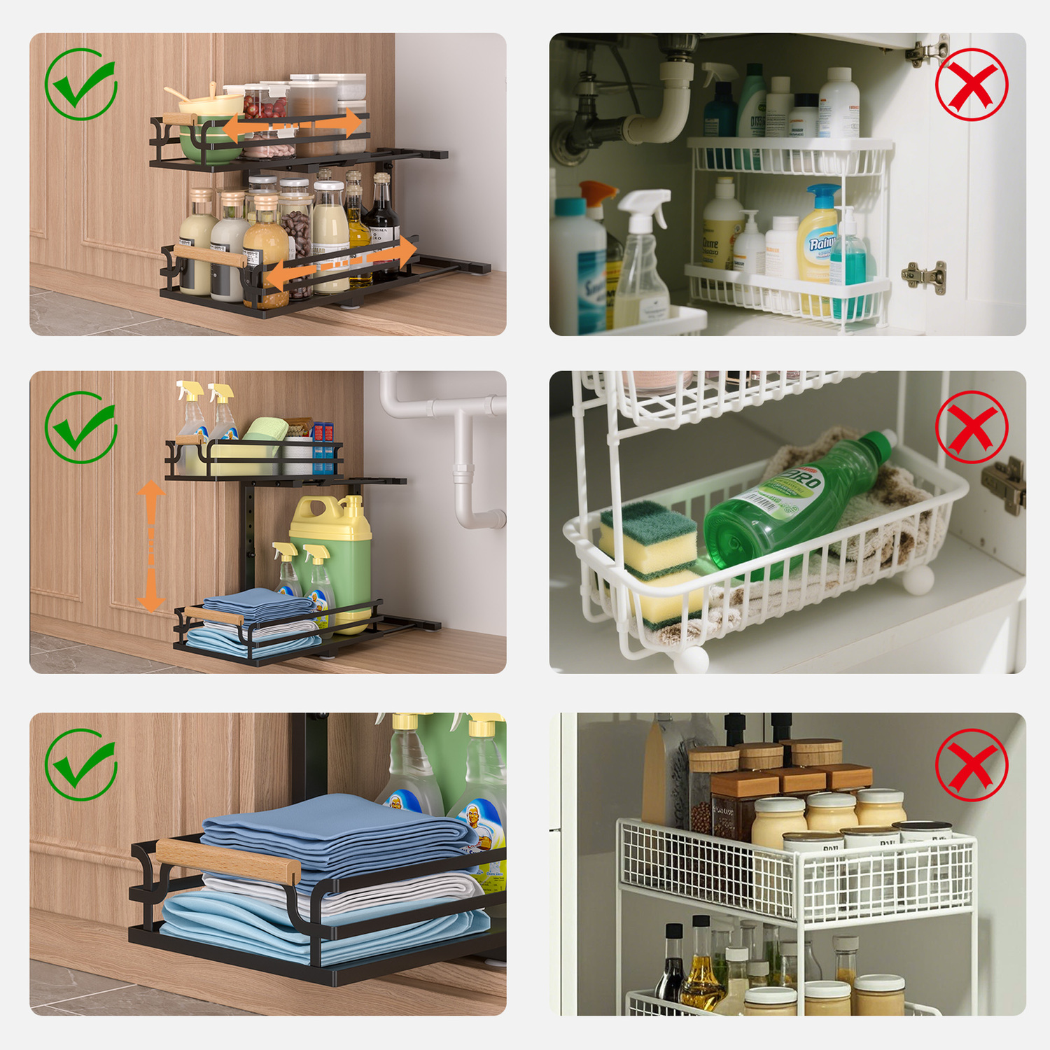 Denuvo-2-Tier-Slide-Out-Under-Sink-Organiser