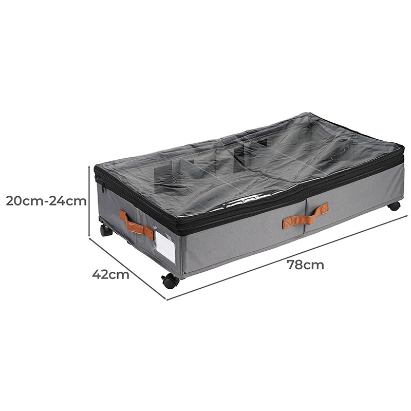 Coralie Height-Adjustable Underbed Storage