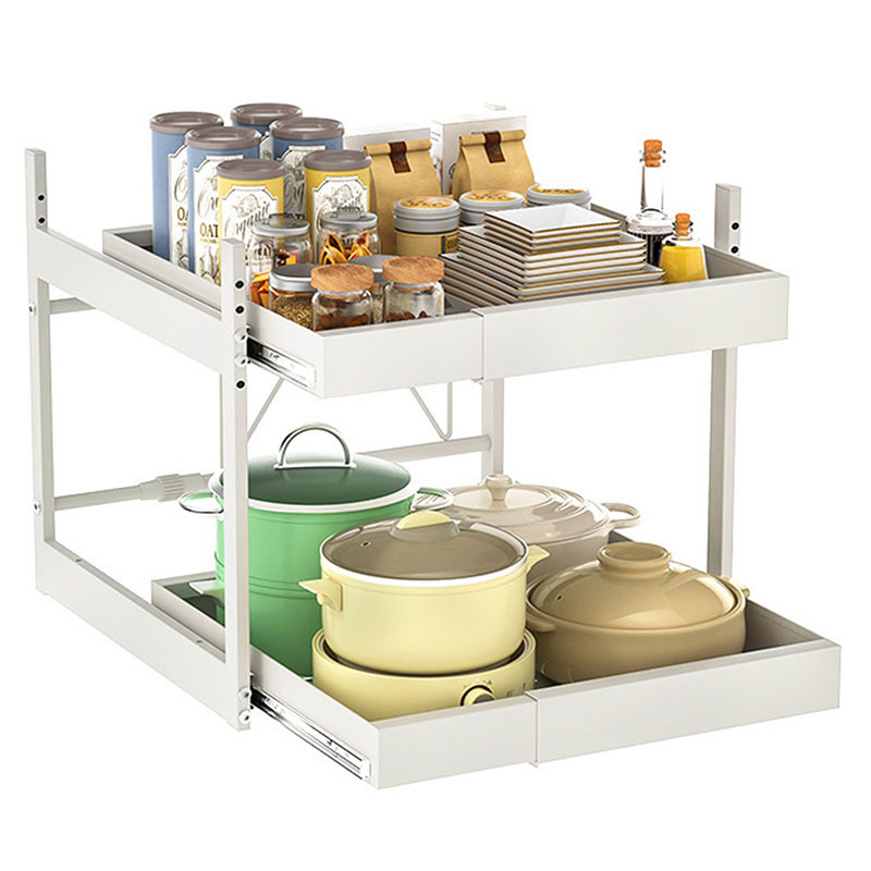 Ruston 2 Tier Pull-Out Kitchen Storage