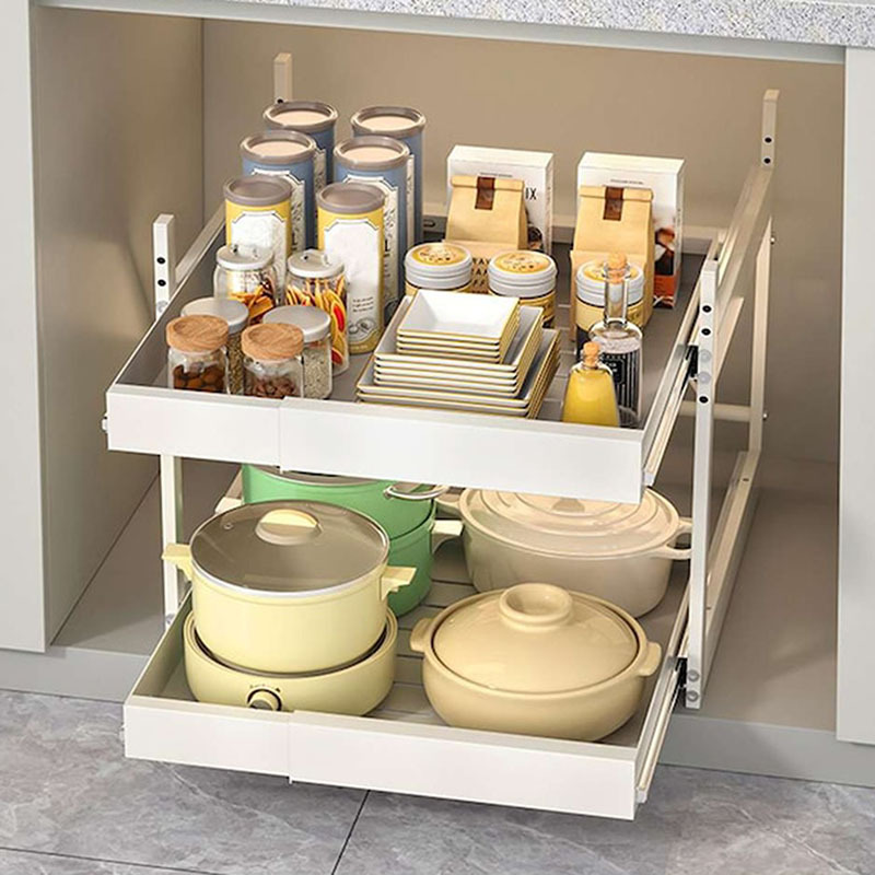 Ruston 2 Tier Pull-Out Kitchen Storage