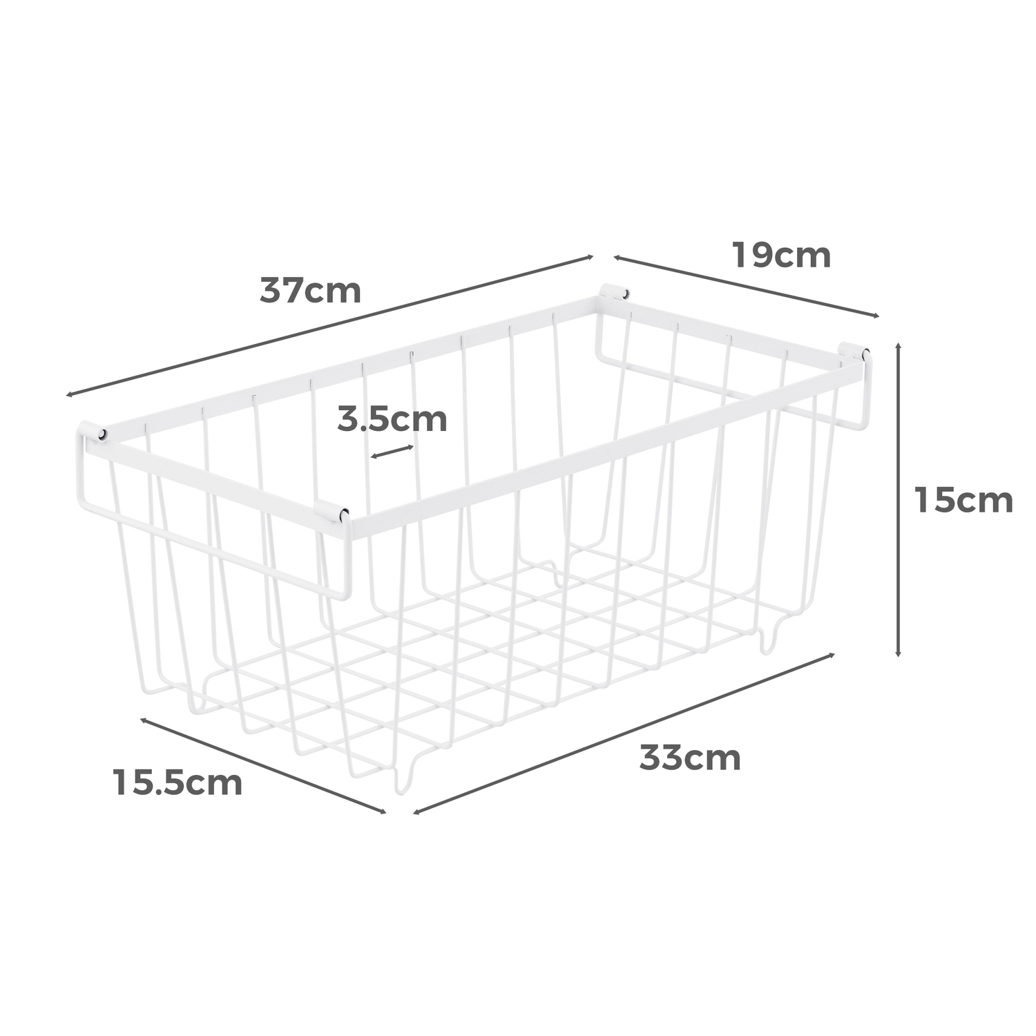 Palermo Stackable Freezer Storage Baskets